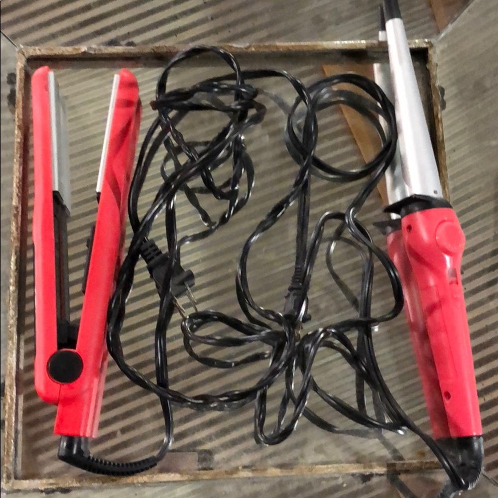 Straightener and wand